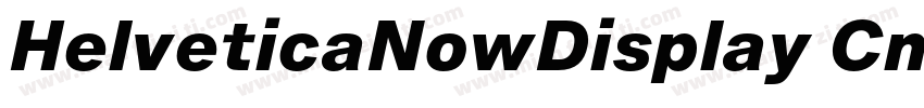 HelveticaNowDisplay CnXBd字体转换